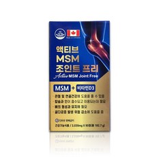 액티브 MSM 조인트 프리 보스웰리아 비타민D 상어연골추출분말, 1개, 90정
