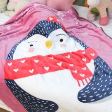 극세사 캐릭터 유아 소아 어린이 키즈 밍크 담요 shc*205sb, 여우, 여우