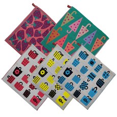 캐릭터 주방타올 디자인5종 핸드수건 주방수건, 1개, 우산