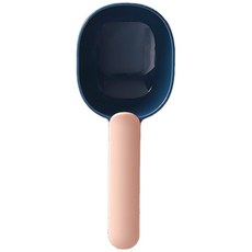 寵物飼料勺 糧食鏟 飼料勺 飼料鏟 寵物勺 糧食勺 食物鏟 廚房勺 飼料勺子 寵物用品, 粉藍, 1個