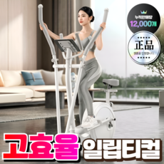 윌스포츠 접이식 일립티컬 머신 실내 운동기구 홈트 가정용 스카이워커 자전거 걷기, White, EllipFit V6 Seat