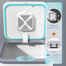 雙重密封環保材質米桶 10斤大容量防潮防蟲米箱 90°翻蓋設計, S341-10KG, 1個