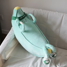 귀여운 바나나 인형 수면 바디필로우 쿠션 베개, 틸