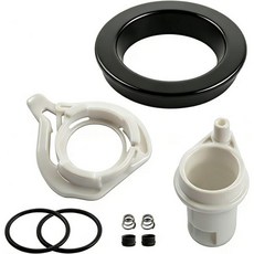 42049 RV 화장실 플러시 물 밸브 교체 키트 Thetford Aqua Magic Style II 영구 화장실용 옷장 플랜지 실 포함 부품, 42049 RV 화장실 플러시 물 밸브 교체 키트 Th