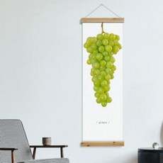 eh931-우드스크롤_40CmX120Cm-주렁주렁열린청포도, 상세 설명 참조