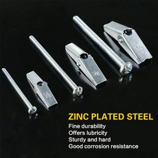 건식벽체 천장용 중부하 작업용 중공 벽 앵커 토글 볼트 및 윙 너트 키트 3가지 크기 버터플라이 앵커(1/83, 02 0.125inch-20pcs