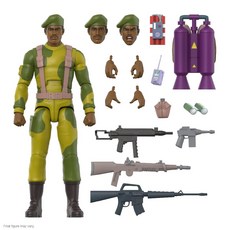 Super7 얼티밋! G.I. Joe Major Bludd - 7 액션 피규어 액세서리 클래식 만화 수집품 및 레트로 장난감, 스토커