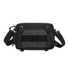 瑪薩威 戶外路亞包 多功能腰包 單肩包 釣魚斜挎包 漁具收納包, 黑色