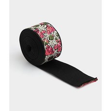 패션스타트 롤 풀 블룸 가방끈 웨이빙끈 50mm X 45m, 1개, 핑크