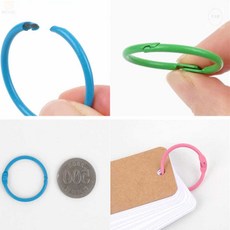 리보아 원형 카드링 30mm 1P 오링고리, 블루