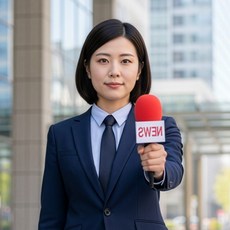 기자 체험 페이크 마이크 인터뷰 뉴스 리포터 촬영 연출 더미 소품