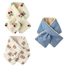 블루독8 택1 블루 스노우B체크패딩머플러 양면 목도리 넥워머 방한 크리스마스 세돌선물 초등 25C1986001 216067