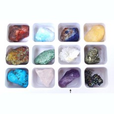 천연 보석 원석 스톤 12종 초등과학 관찰 원리 교구 준비물 늘봄, 1개
