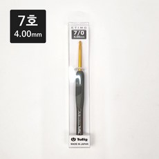 바토니팅 튤립 에티모 그레이 모사용 코바늘, [튤립 그레이], 1개