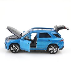 (포장됨) 1/36 GLE SUV 합금 풀백 장난감 자동차 다이캐스트 금속 남자아이 네 개의 문이 열릴 수 있음 강, 03 011blue