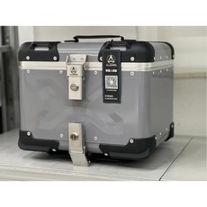 알루미늄 탑박스 오토바이 배달 56L블랙스티커 브라켓 스타 65리터 블랙, 46L 시멘트그레이 바닥판 안감 등받이