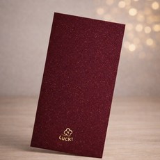 고급 펄 레드 용돈봉투 부모님 명절 예쁜 돈봉투 12p, 12개, 옵션2. 행운(Luck!)