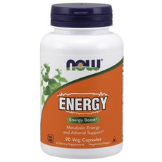 NOW Foods Energy Boost維他命E素食膠囊, 1瓶, 90顆
