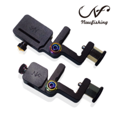 나우피싱 소좌 원터치 살림망 거치대 (레볼루션 전용), 봉타입, 실버