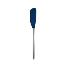 Tovolo 토볼로 플렉스 코어 긴 손잡이 실리콘 병 스크래퍼 스패튤라 225794, Deep Indigo