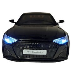 아우디 RS7 스포츠백 다이캐스트 1:24, 블랙, 1개