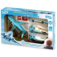 어린이 공항버스 비행기 공항놀이 장난감 집콕놀이 재미있는 조카선물, 1개, 컬러믹스