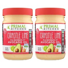 Primal Kitchen 프라이멀 키친 치폴레 라임 아보카도 오일 마요네즈 355ml, 2개