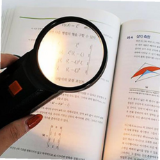 다용도 독서용 4배율 독서 조명 65mm 휴대용 확대경 59000EA 1EA, 본상품