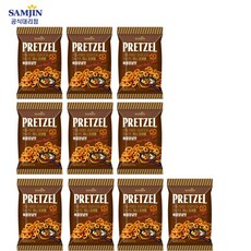 삼진 미니프레첼 볶음양념맛, 70g, 10개