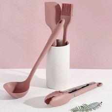 실리콘 주방 집게 빵 샐러드 집게 요리핀셋 핑크 27cm pre+1203ru