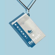 ANYMASK 마스크 보관 케이스 마스크보관함 케이스 대형 소형 마스크케이스 파우치 항균, 블루버드_파랑, 1개