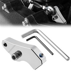 230663 Amazicha EZ Shift 뉴트럴 기어 보조 키트 할리 투어링 로드 글라이드 킹 트라이 울트라 스트리트 M8 백 소프테일 2018-2025와 호환 20%, 실버