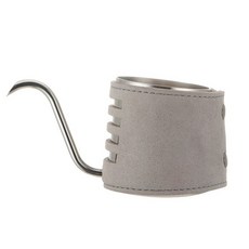 무손잡이 드립포트 350ml 오렌지 커피 주전자 워머, 그레이 실버 200ml 뚜껑 없음, 1개, 1L