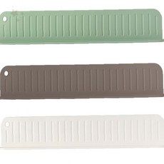 주방 씽크대 물 차단 실리콘 가림막 빗살 디자인 설거지 물 튀김 방지 주방 용품, 1개, 올리브