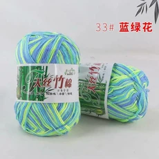Tiansi 대나무 면사 숯 후크 바늘 스레드 니트릴 짠 DIY 직조 재료, 18 33