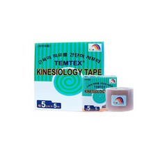 템텍스 키네시올로지 테이프 5cm x 5m, 2개, 1개입