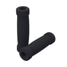 130mm (5인치) 긴 핸들바 그립(2개 세트) - 모빌리티 스쿠터 접이식 E-스쿠터 전기 자전거 미니 더트 구동 자전거 피트 포켓 모드 자전거 부품 교체용 폼 그립, Black