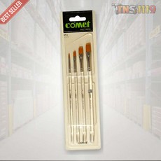 티엔에스 칠성당 코매트 디자인 구성붓 4본세트 1~4호 채색붓 10개입