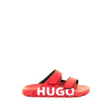 보스 로고 디테일 샌들