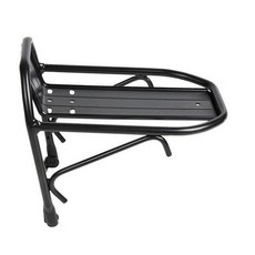 自行車鋁合金前貨架 腳踏車L型架前置物架 菜籃架 避震車V煞孔前叉固定架, 1個