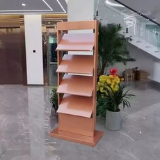 팜플렛 거치대 북 전시대 잡지꽂이 진열대 리플렛 거치, K. PY8A 검정색