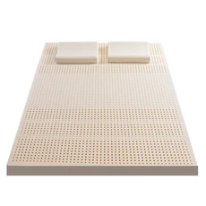 태국 100% 천연 라텍스 매트리스 천연 라텍스 액체 매트리스 가정용 싱글/더블 매트 커버 포함 킹/퀸/트윈/, [02] 135x200cm, [03] Thickness 10cm, 02 135x200cm