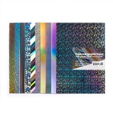 star starred 두꺼운 10타입 홀로그램 종이(Thick Holographic Paper), 250g A4 100매