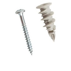 엠비아6 천공 앙카 대 그레이 1개 석고앙카, 천공앙카(대)PVC