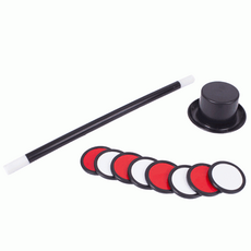 [1+1+1]3개세트[KC인증]미니햇(Mini Hat) 지팡이별도 색깔칩이바뀌는 모자 교육마술 어린이마술 마술용품, 3개