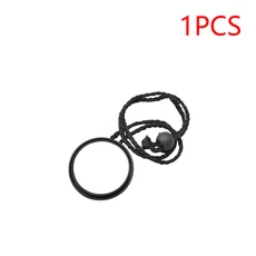 백미러케이스 1/2PCS 360 학위 백미러 끈 로프 조절 거울 다이빙 동굴 다이빙 보트 안전 신호 다이빙 기어, 03 Black 1PC