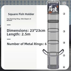 휴대용 접착식 어망 나일론 그물 가볍고 빠른 건조 미니 사각형 낚시 장비 야생 낚시용, 29. 플라잉 스타일 23* 2.5m [가방 포함]