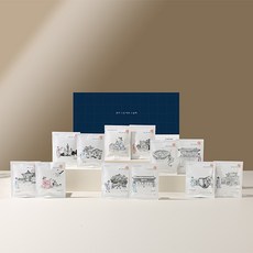 JUNI PARK(전주 12경 커피 드립백)_파나마게이샤등 12종 원두 구성 세트, 1개, 12개입, 120g