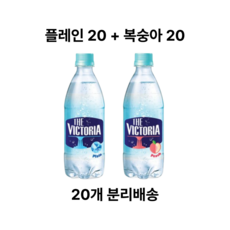 웅진빅토리아 더 빅토리아 플레인 500ml 60p + 복숭아 500ml 20p, 2박스