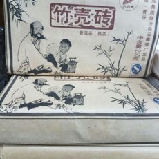 竹殼棗香磚 普爾熟茶 淨含量25克, 1個